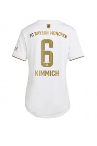 Bayern Munich Joshua Kimmich #6 Fotballdrakt Borte Klær Dame 2022-23 Korte ermer